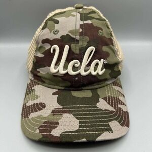 Vintage UCLA Bruins Trucker Hat Men Camo NCAA The Game Snap‎ Back Cap New
